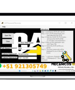 Caterpillar Customer Password Recovery
