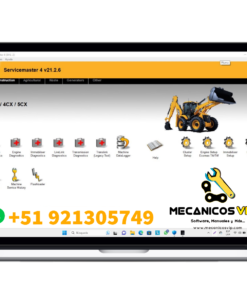 Alternative view of JCB ServiceMaster 4  [05.2021] Software De Diagnóstico